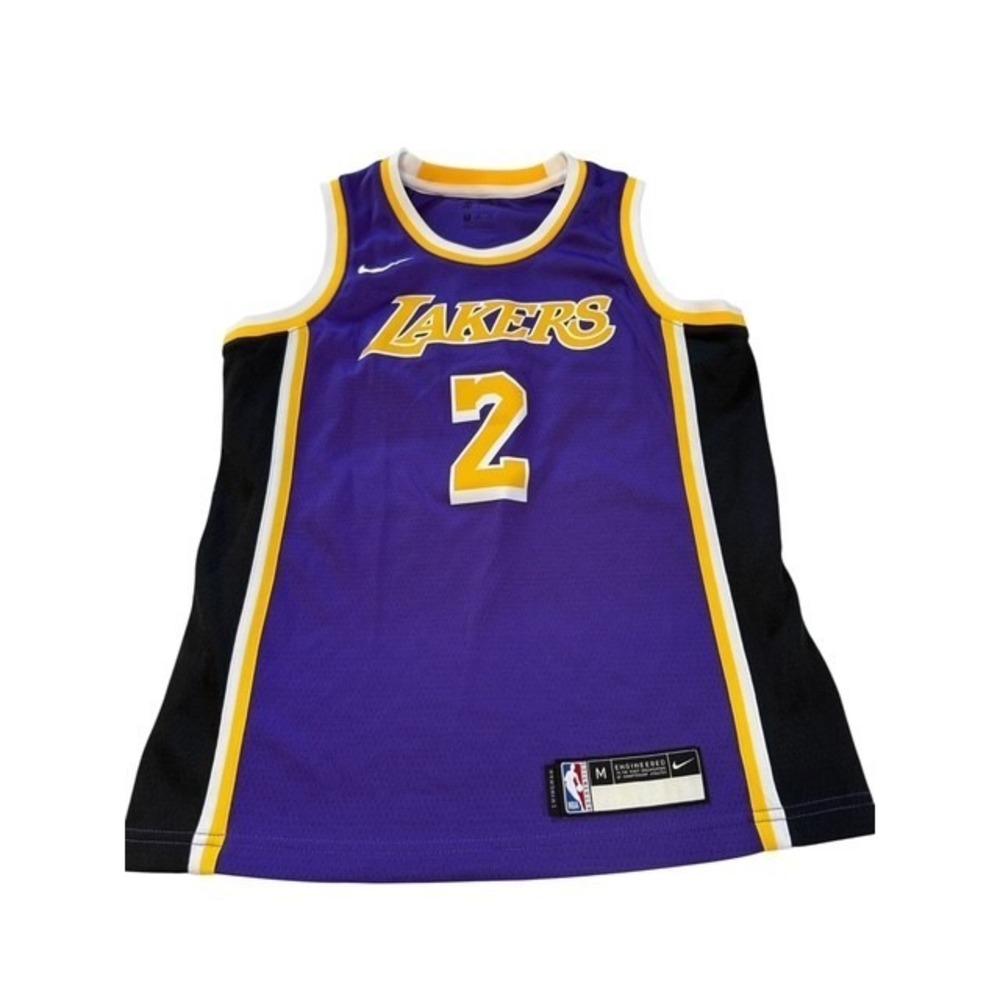 LOS ANGELES LAKERS LONZO BALL NBA JERSEY NIKE DRI-FIT Medium KIDS‎
